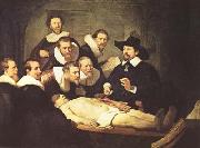 REMBRANDT Harmenszoon van Rijn The Anatomy Lesson of Dr.Nicolaes Tulp (mk08) USA oil painting artist